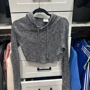 GymShark grey knit hoodie
